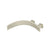 Flusso Curve CU.2300L Wall Mount Faucet Spout - Left Facing Curvature