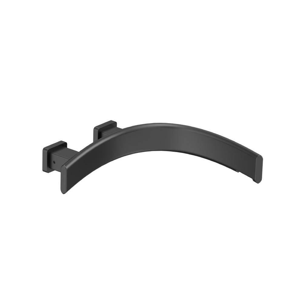 Flusso Curve CU.2300R Wall Mount Faucet Spout - Right Facing Curvature
