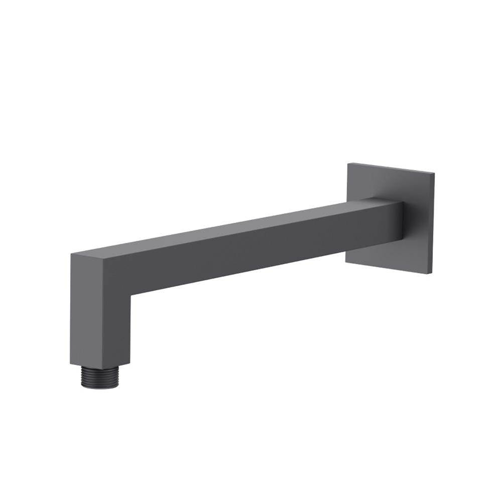 Flusso HS1001SA Wall Mount Square Shower Arm - 12" (300mm) - With Flange