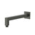 Flusso HS1001SA Wall Mount Square Shower Arm - 12" (300mm) - With Flange
