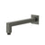 Flusso HS1001SA Wall Mount Square Shower Arm - 12" (300mm) - With Flange