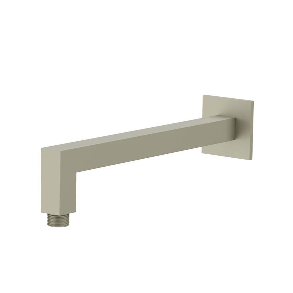 Flusso HS1001SA Wall Mount Square Shower Arm - 12" (300mm) - With Flange