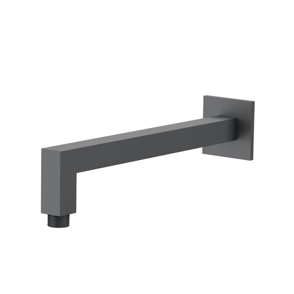 Flusso HS1001SA Wall Mount Square Shower Arm - 12" (300mm) - With Flange