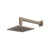 Flusso HS1001W 8" Solid Brass Showerhead / Rainhead With 12" Wall Mount Shower Arm