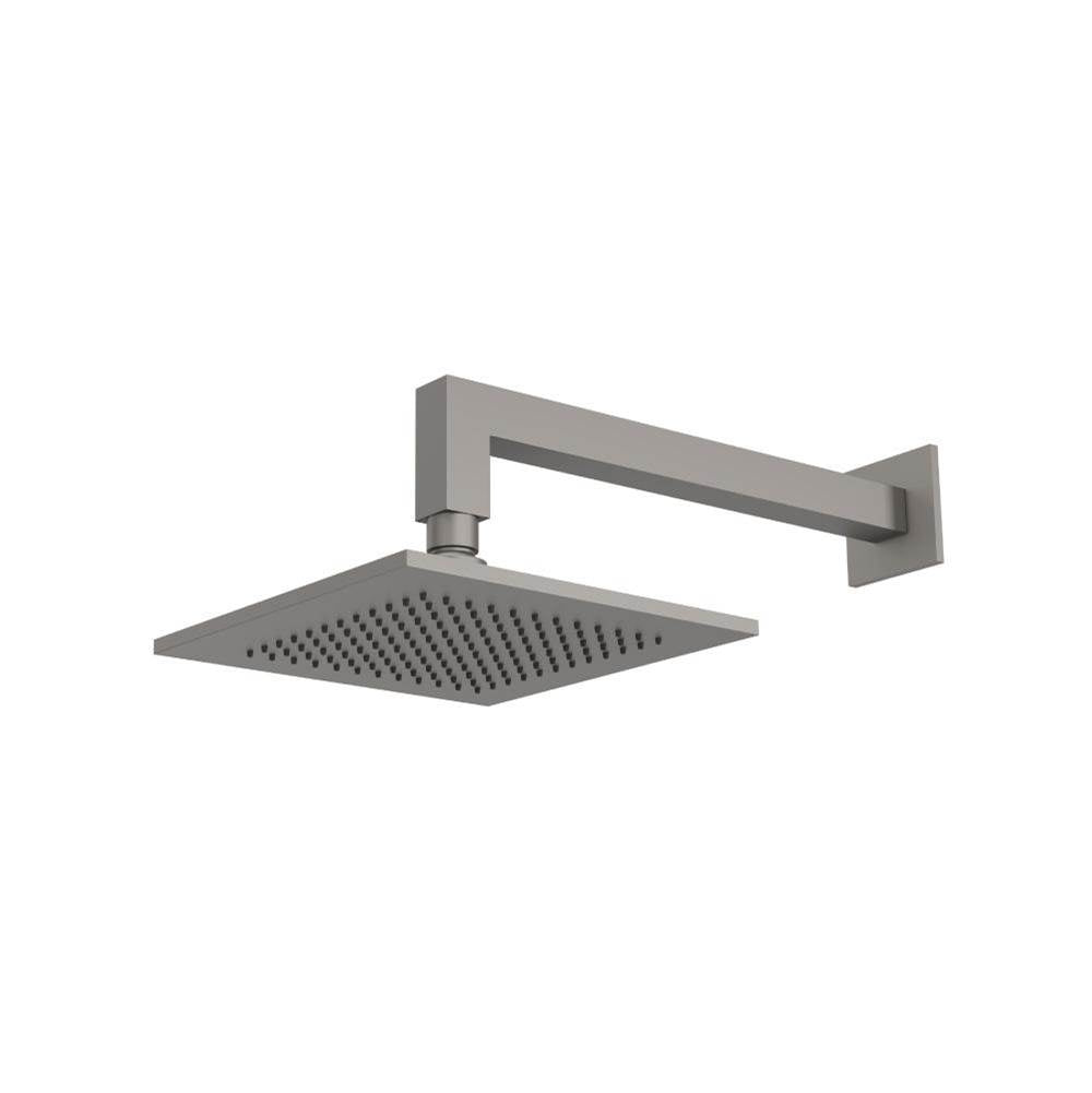 Flusso HS1001W 8" Solid Brass Showerhead / Rainhead With 12" Wall Mount Shower Arm