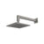Flusso HS1001W 8" Solid Brass Showerhead / Rainhead With 12" Wall Mount Shower Arm