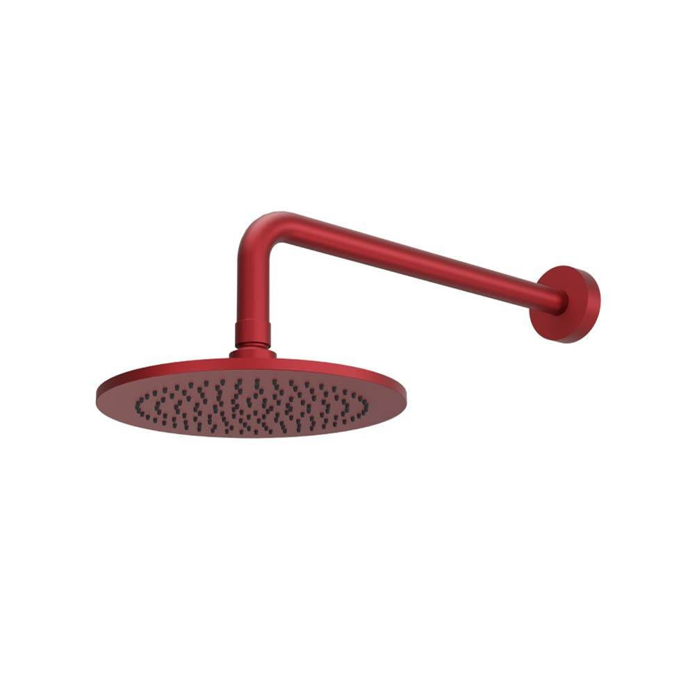 Flusso HS1002W 8" Solid Brass Showerhead / Rainhead With 12" Wall Mount Shower Arm