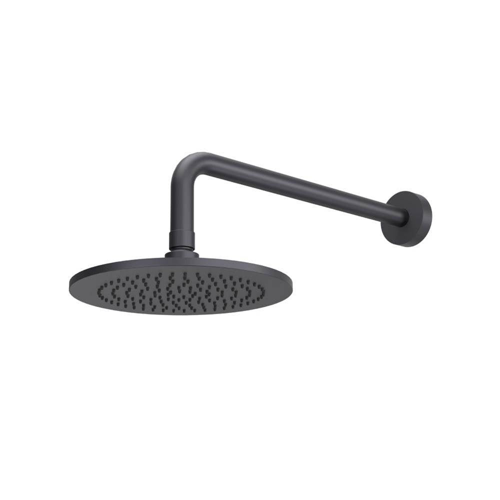 Flusso HS1002W 8" Solid Brass Showerhead / Rainhead With 12" Wall Mount Shower Arm