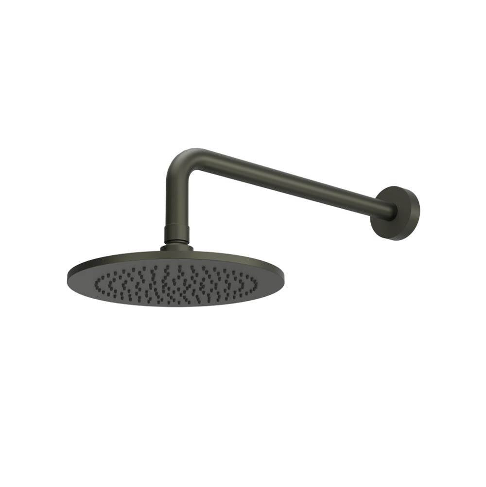 Flusso HS1002W 8" Solid Brass Showerhead / Rainhead With 12" Wall Mount Shower Arm