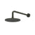 Flusso HS1002W 8" Solid Brass Showerhead / Rainhead With 12" Wall Mount Shower Arm