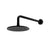 Flusso HS1002W 8" Solid Brass Showerhead / Rainhead With 12" Wall Mount Shower Arm