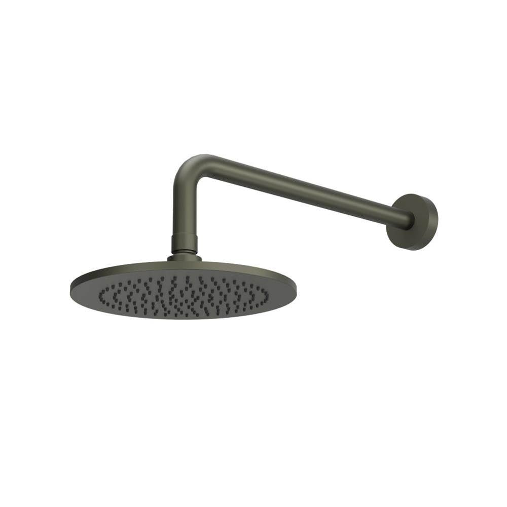 Flusso HS1002W 8" Solid Brass Showerhead / Rainhead With 12" Wall Mount Shower Arm