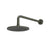 Flusso HS1002W 8" Solid Brass Showerhead / Rainhead With 12" Wall Mount Shower Arm
