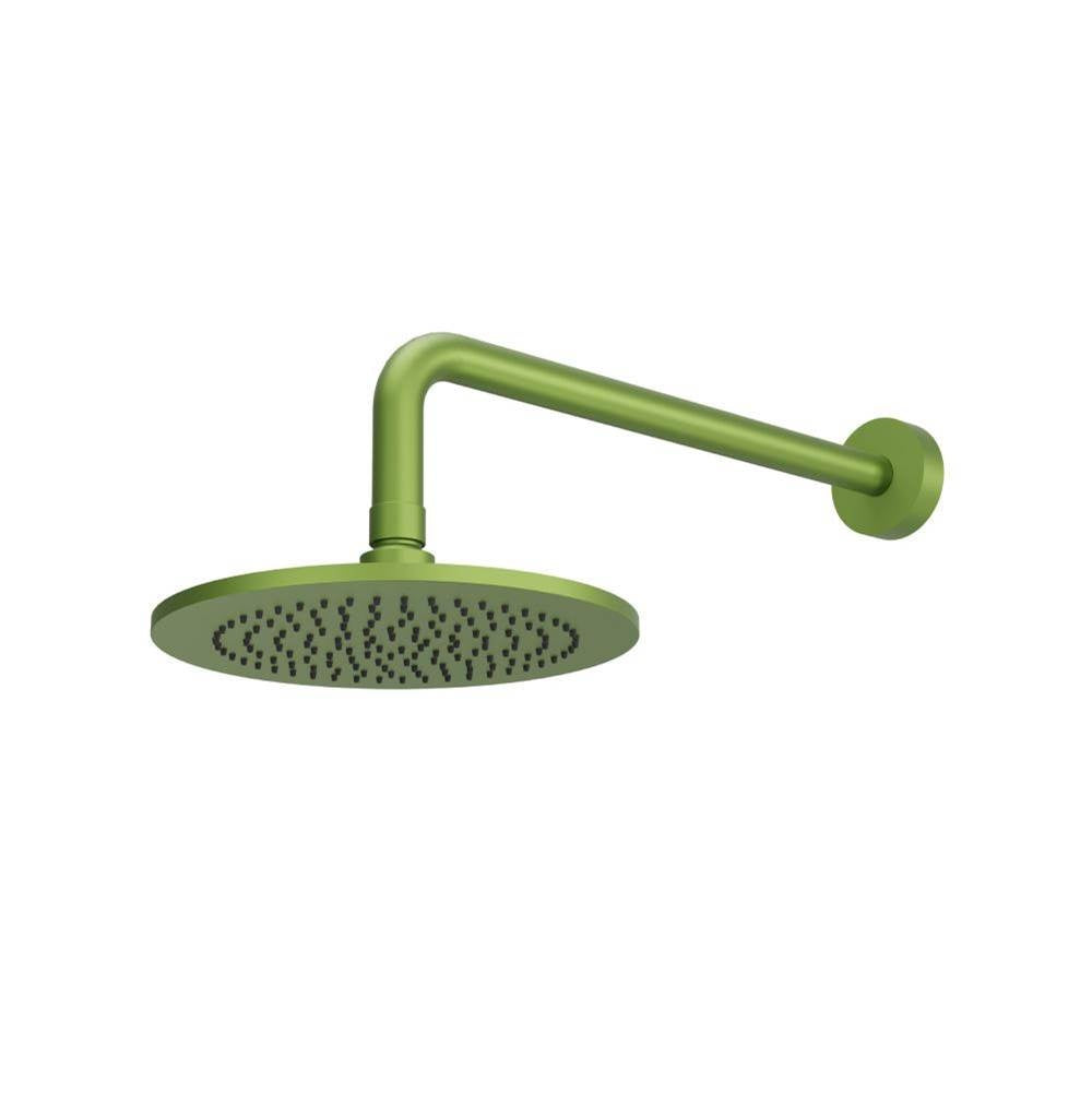 Flusso HS1002W 8" Solid Brass Showerhead / Rainhead With 12" Wall Mount Shower Arm