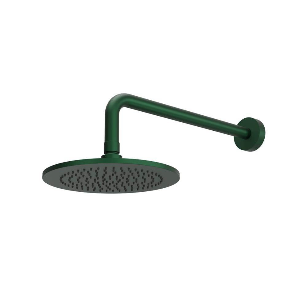 Flusso HS1002W 8" Solid Brass Showerhead / Rainhead With 12" Wall Mount Shower Arm