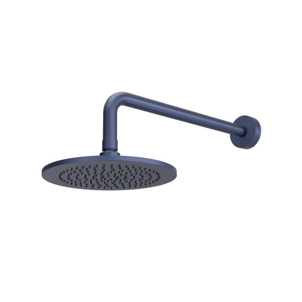 Flusso HS1002W 8" Solid Brass Showerhead / Rainhead With 12" Wall Mount Shower Arm