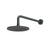 Flusso HS1002W 8" Solid Brass Showerhead / Rainhead With 12" Wall Mount Shower Arm