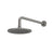 Flusso HS1002W 8" Solid Brass Showerhead / Rainhead With 12" Wall Mount Shower Arm
