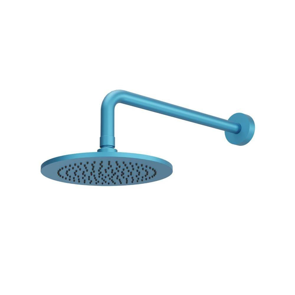Flusso HS1002W 8" Solid Brass Showerhead / Rainhead With 12" Wall Mount Shower Arm