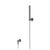 Flusso HS1004 Hand Shower Set With Wall Elbow, Holder and Hose