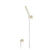 Flusso HS1008 Hand Shower Set With Wall Elbow, Holder and Hose