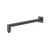 Flusso HS1011SA Wall Mount Square Shower Arm - 16" (400mm) - With Flange