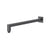 Flusso HS1011SA Wall Mount Square Shower Arm - 16" (400mm) - With Flange