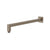 Flusso HS1011SA Wall Mount Square Shower Arm - 16" (400mm) - With Flange