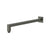 Flusso HS1011SA Wall Mount Square Shower Arm - 16" (400mm) - With Flange