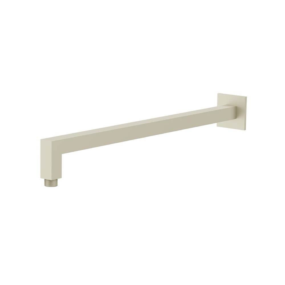 Flusso HS1011SA Wall Mount Square Shower Arm - 16" (400mm) - With Flange