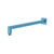 Flusso HS1011SA Wall Mount Square Shower Arm - 16" (400mm) - With Flange