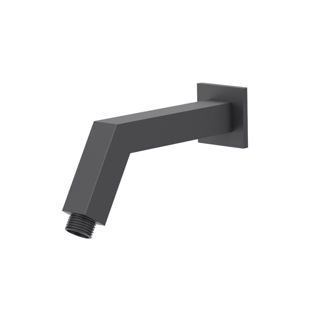 Flusso HS1020 Square Shower Arm With Flange - 7" - With Flange