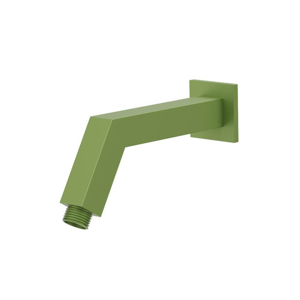 Flusso HS1020 Square Shower Arm With Flange - 7" - With Flange