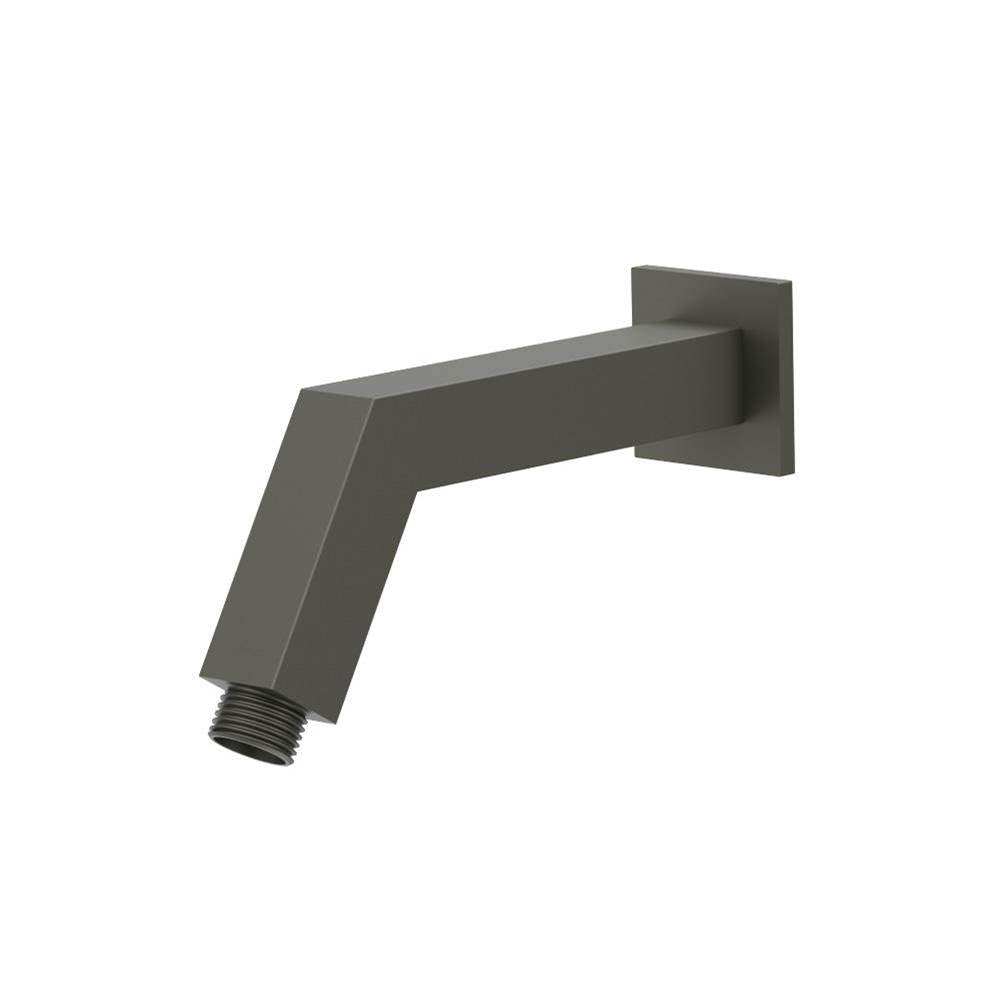 Flusso HS1020 Square Shower Arm With Flange - 7" - With Flange