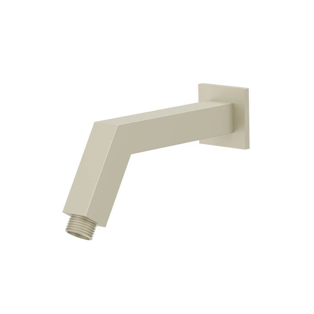 Flusso HS1020 Square Shower Arm With Flange - 7" - With Flange