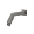 Flusso HS1020 Square Shower Arm With Flange - 7" - With Flange