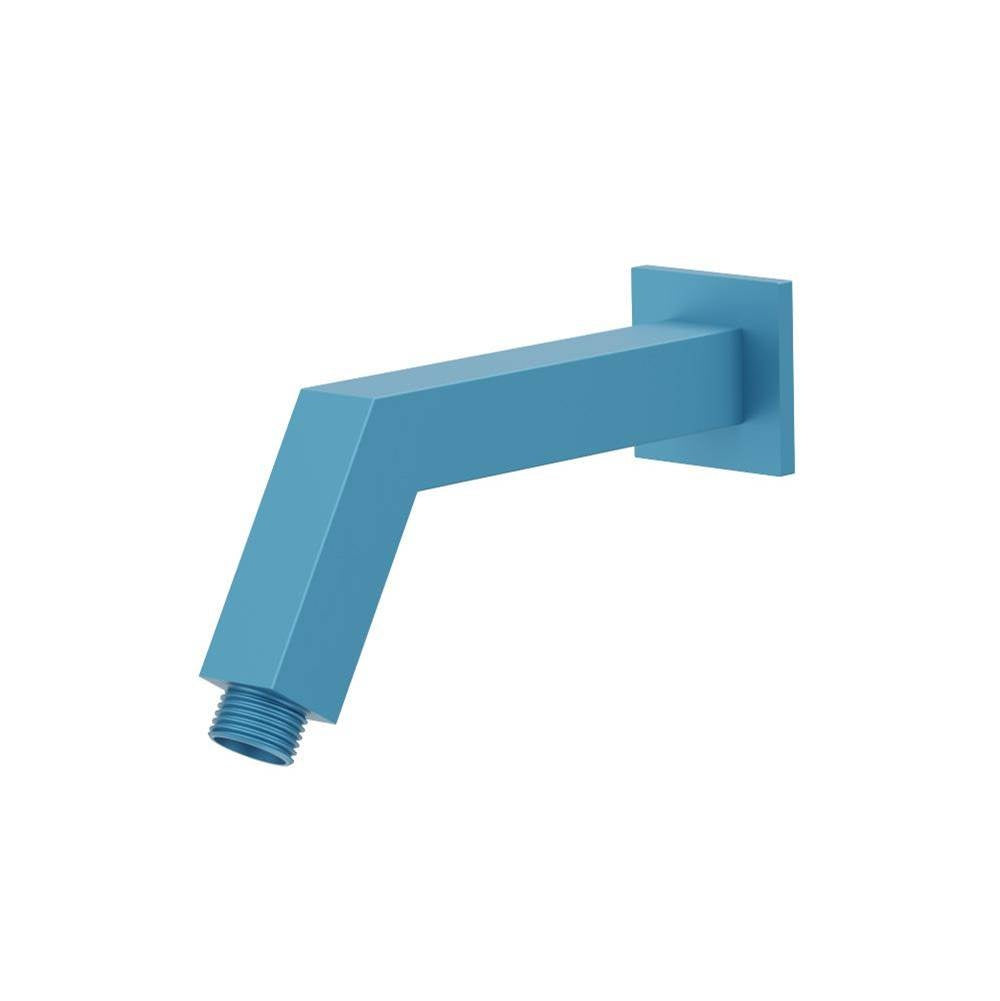 Flusso HS1020 Square Shower Arm With Flange - 7" - With Flange