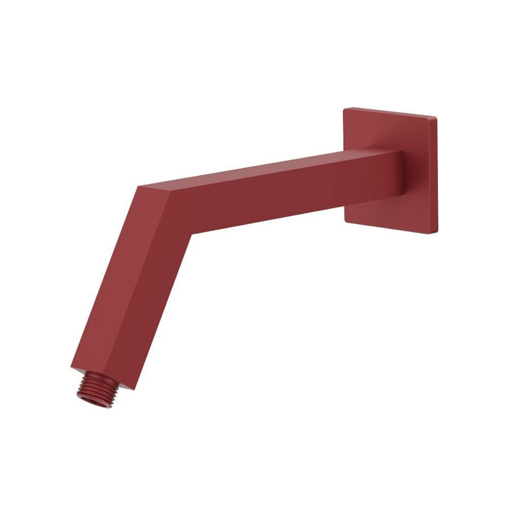 Flusso HS1025 Square Shower Arm With Flange - 10" - With Flange