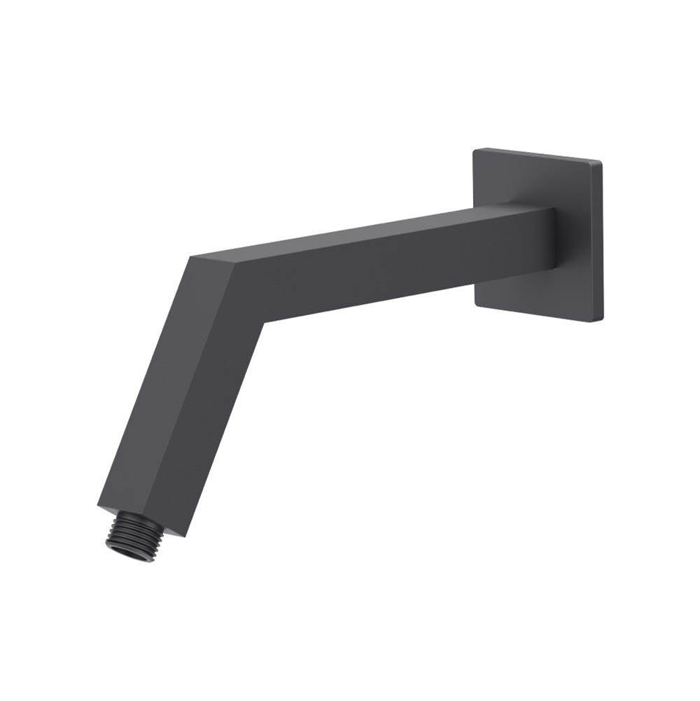 Flusso HS1025 Square Shower Arm With Flange - 10" - With Flange