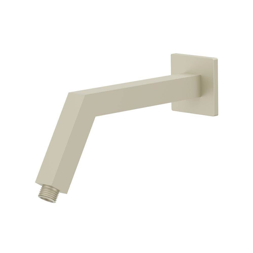 Flusso HS1025 Square Shower Arm With Flange - 10" - With Flange