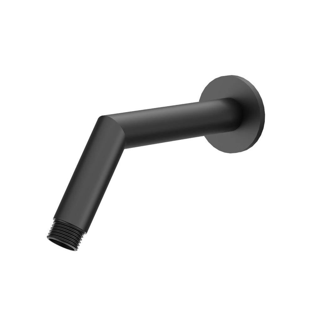 Flusso HS1030 Round Shower Arm With Flange - 7" - With Flange