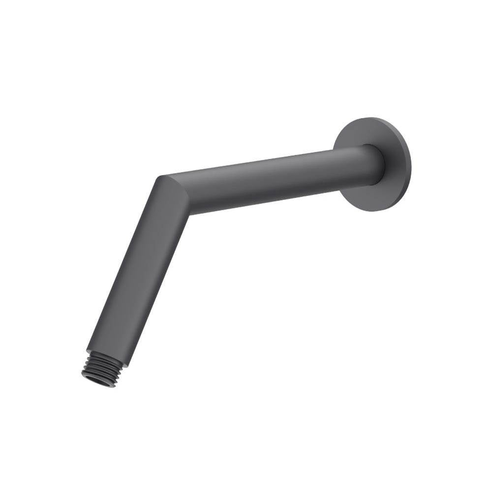 Flusso HS1035 Round Shower Arm With Flange - 10" - With Flange