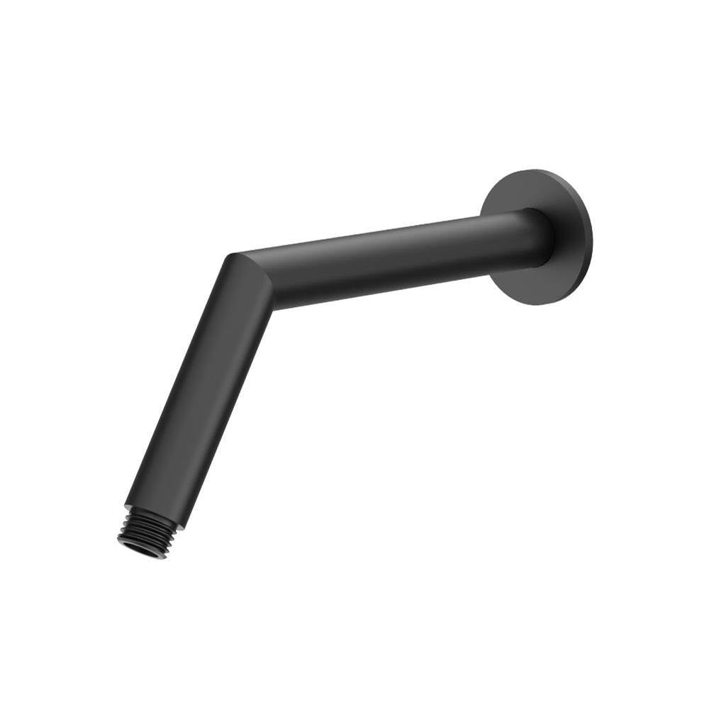 Flusso HS1035 Round Shower Arm With Flange - 10" - With Flange