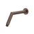 Flusso HS1035 Round Shower Arm With Flange - 10" - With Flange
