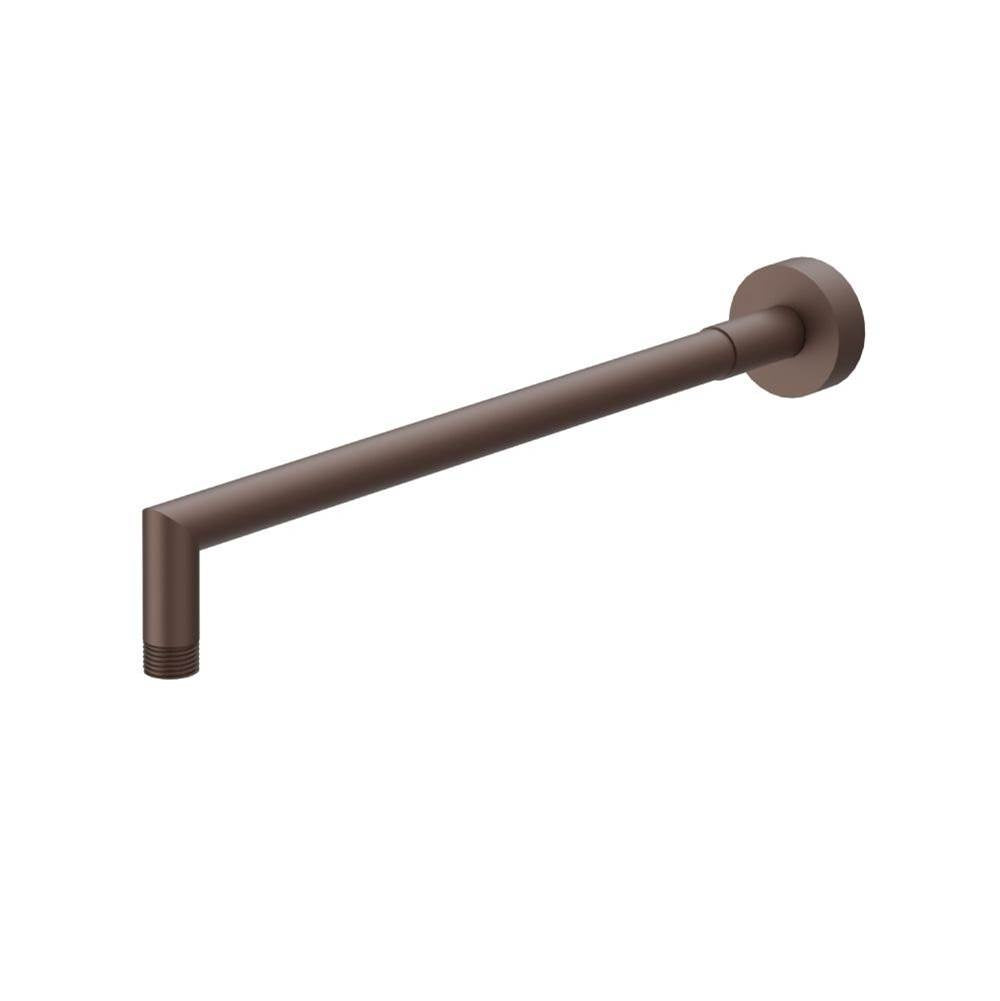 Flusso HS1040 Wall Mount Round Shower Arm - 16" (400mm) - With Flange