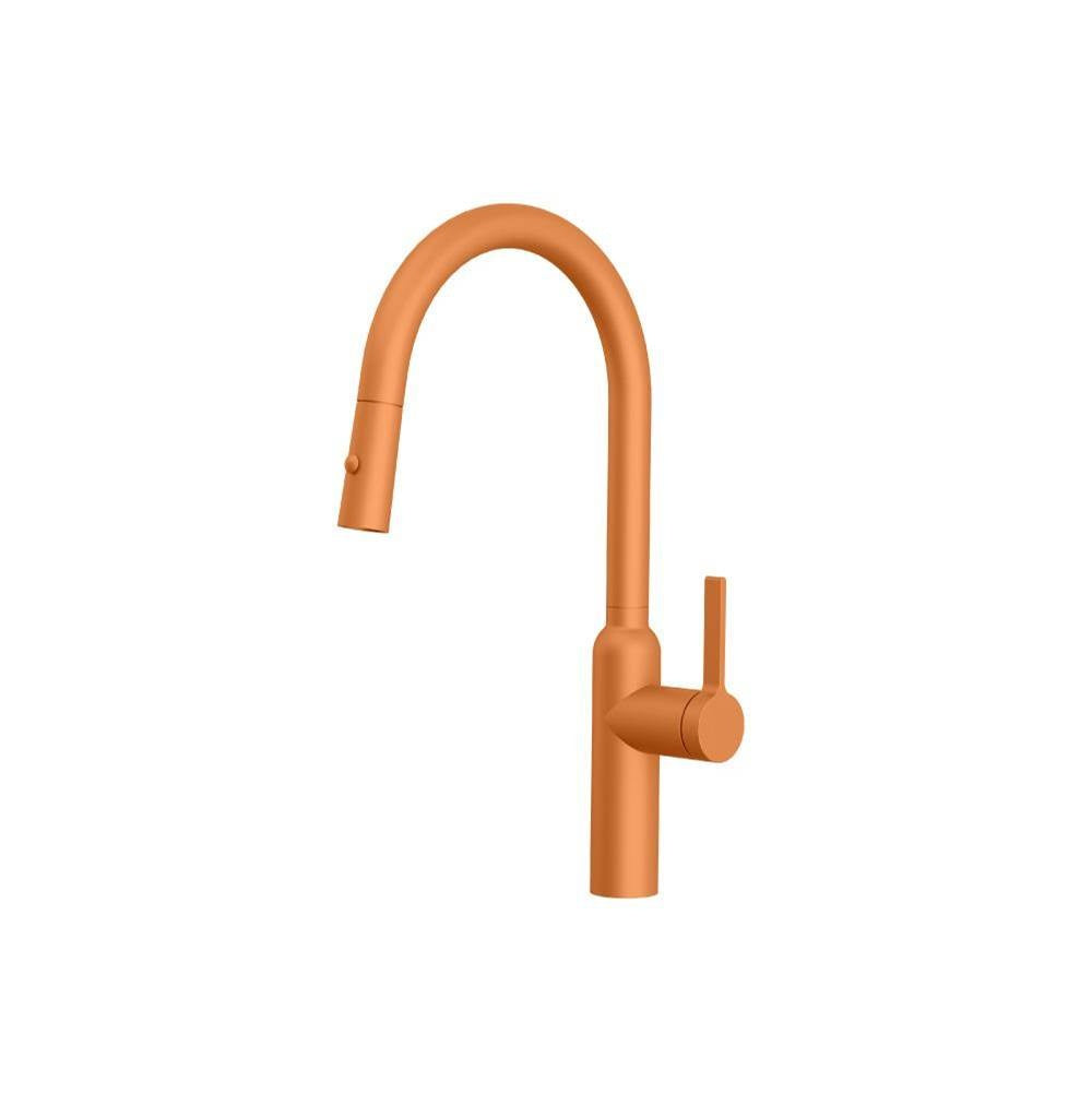 Flusso K.1360 Ziel - Dual Spray Stainless Steel Kitchen Faucet With Pull Out
