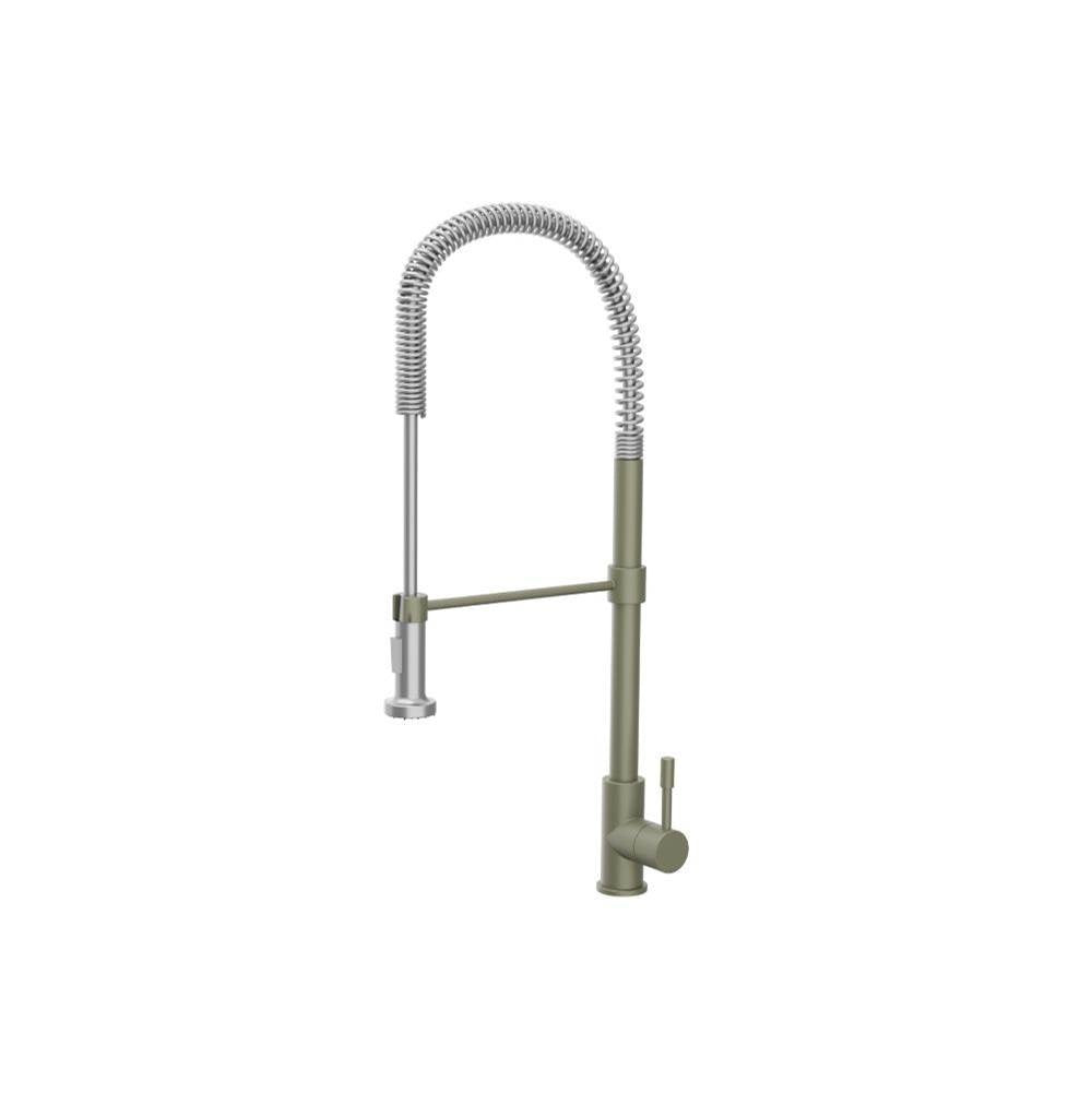 Flusso K.2000 Professio - S - Dual Spray Professional Stainless Steel Kitchen Faucet With Pull Out - Parent