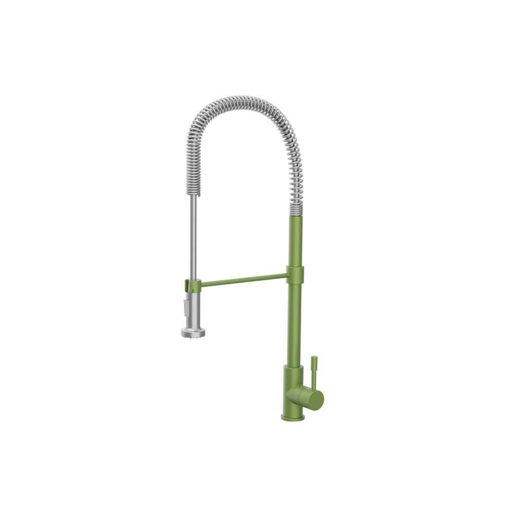 Flusso K.2000 Professio - S - Dual Spray Professional Stainless Steel Kitchen Faucet With Pull Out