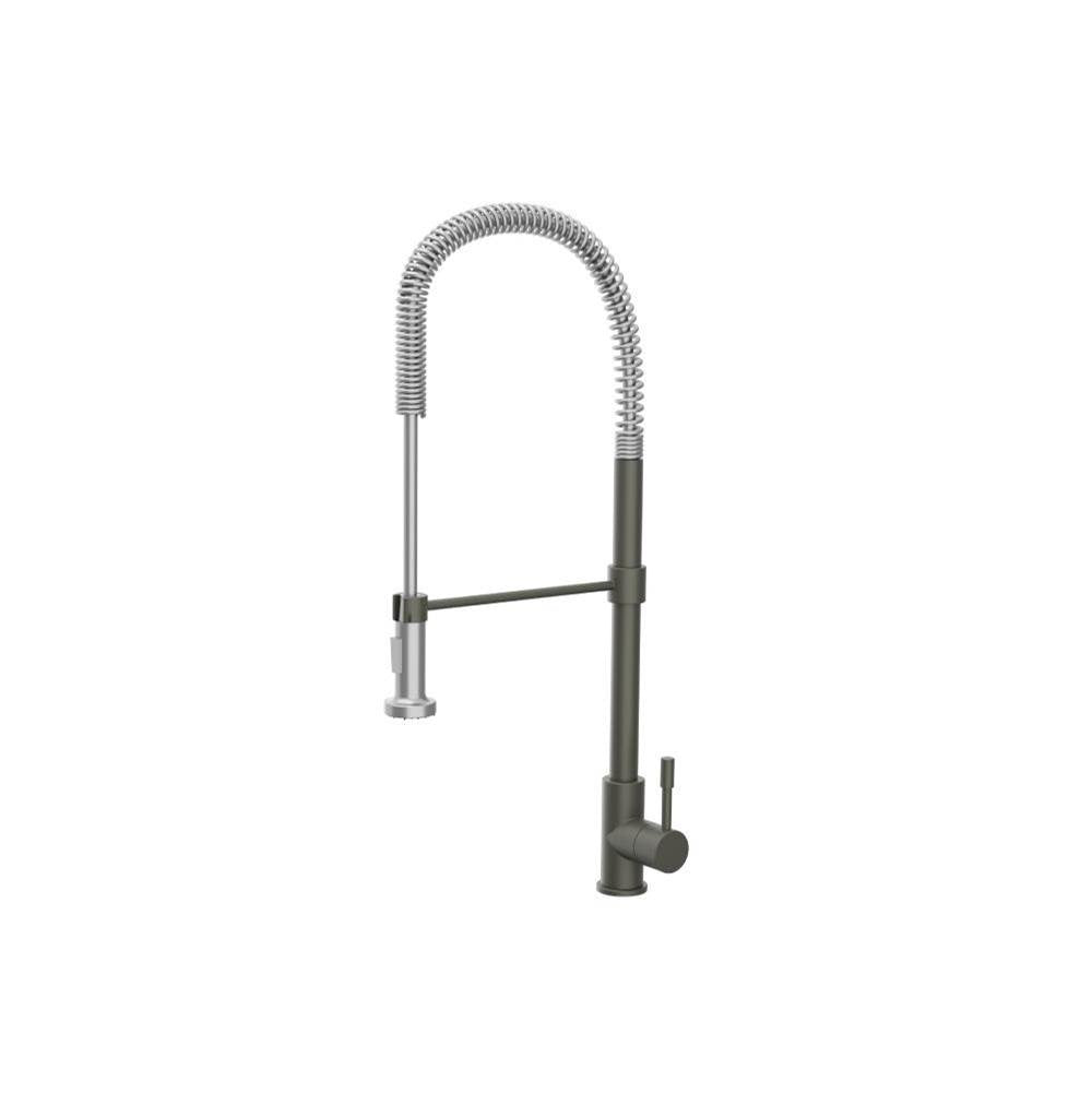 Flusso K.2000 Professio - S - Dual Spray Professional Stainless Steel Kitchen Faucet With Pull Out