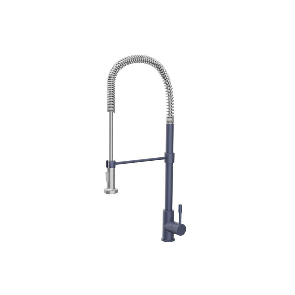 Flusso K.2000 Professio - S - Dual Spray Professional Stainless Steel Kitchen Faucet With Pull Out